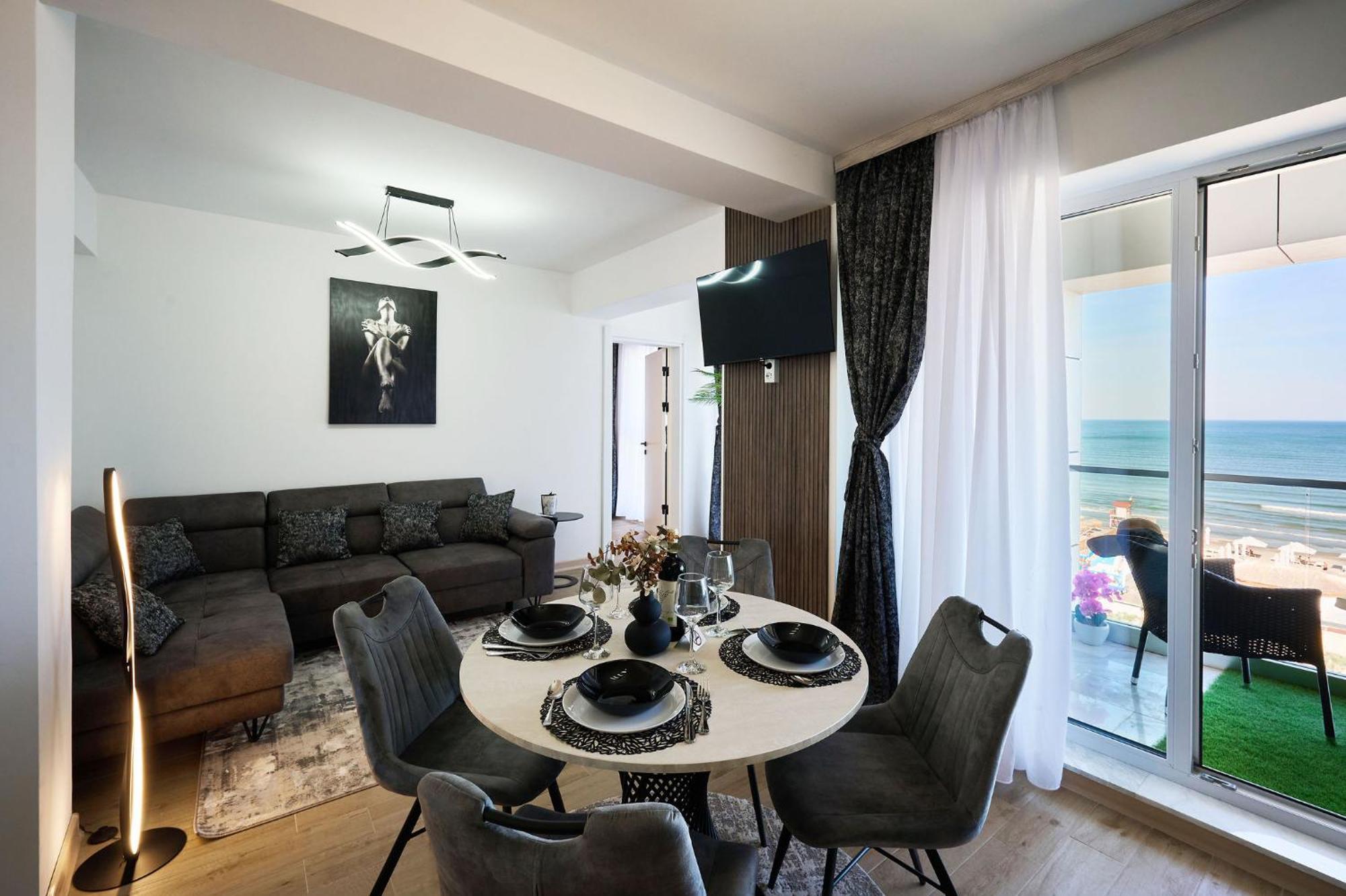 Alma Apartment In Infinity Beach Resort - Parking Mamaia Eksteriør bilde