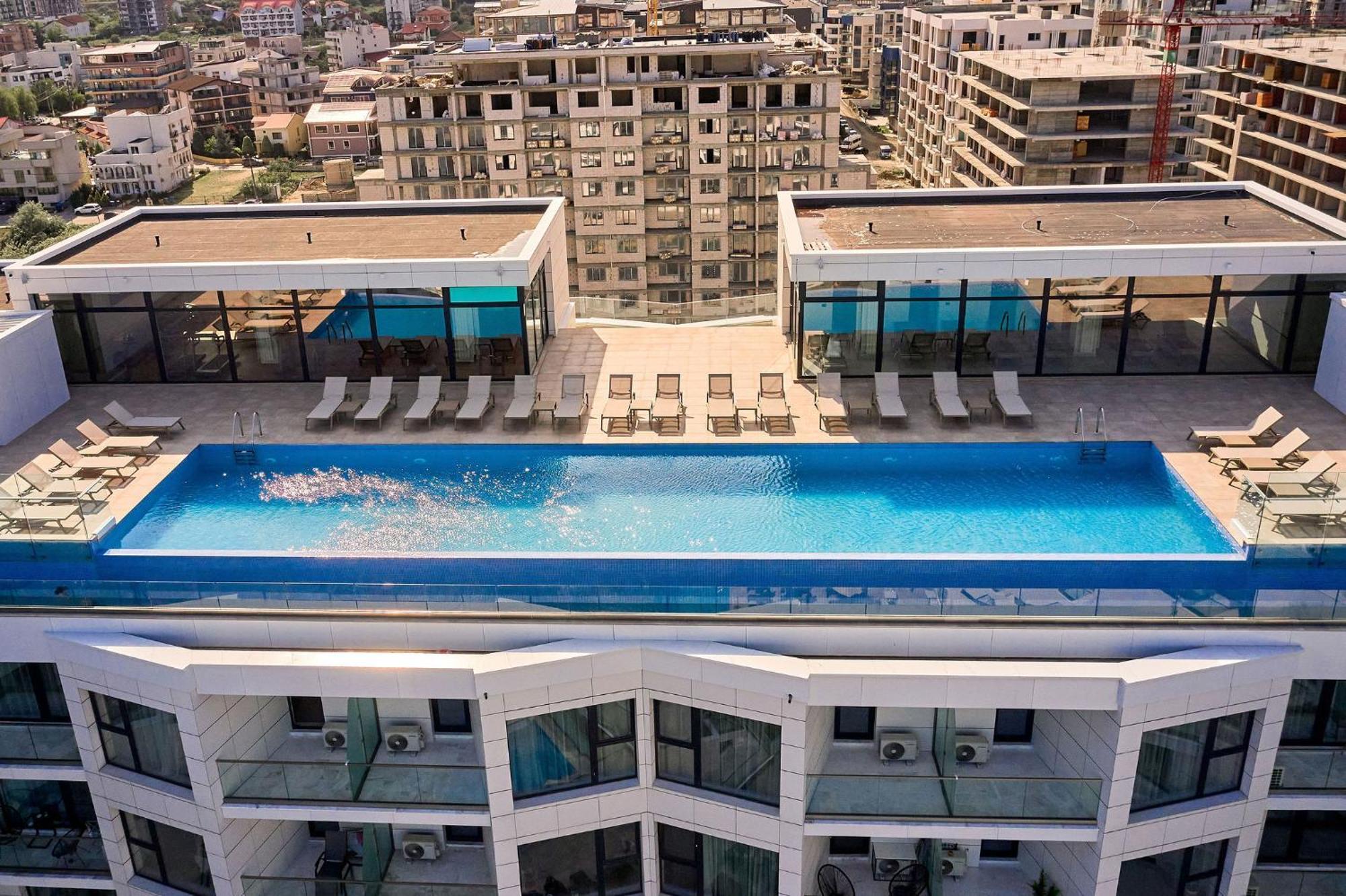 Alma Apartment In Infinity Beach Resort - Parking Mamaia Eksteriør bilde